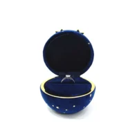 aurora ring box blue opening front view