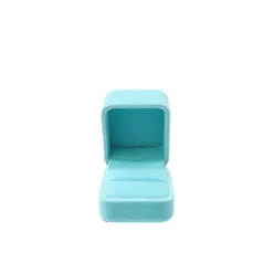 Sven Ring Box in Turquoise opening