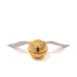 golden snitch ring box with white gold wings