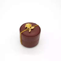 mabel ring box in smooth leather design type A