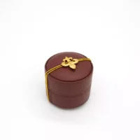 mabel ring box in smooth leather design type B