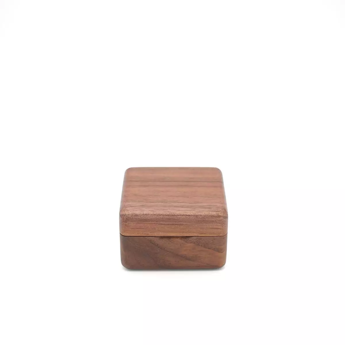 bowie ring box in oak brown 1 ring slot