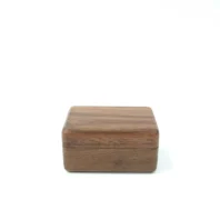 bowie ring box in oak brown 2 ring slots