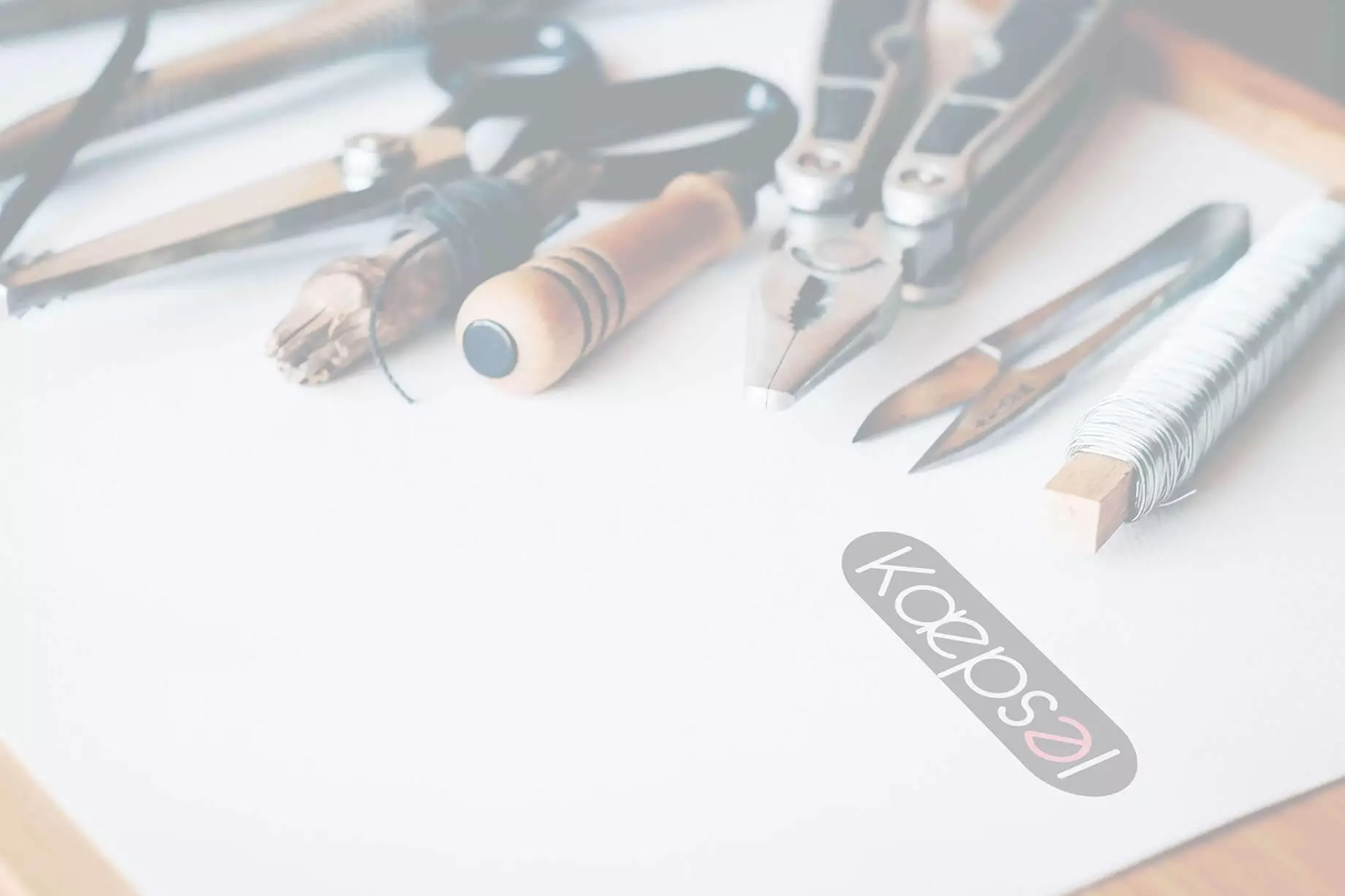 tools kit with kaepsel logo