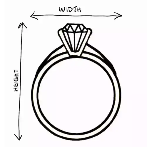 wedding ring dimensions for kaepsel