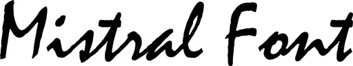 Mistral font