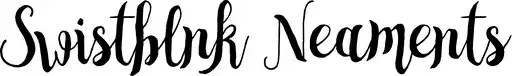 Swistblnk Neaments font