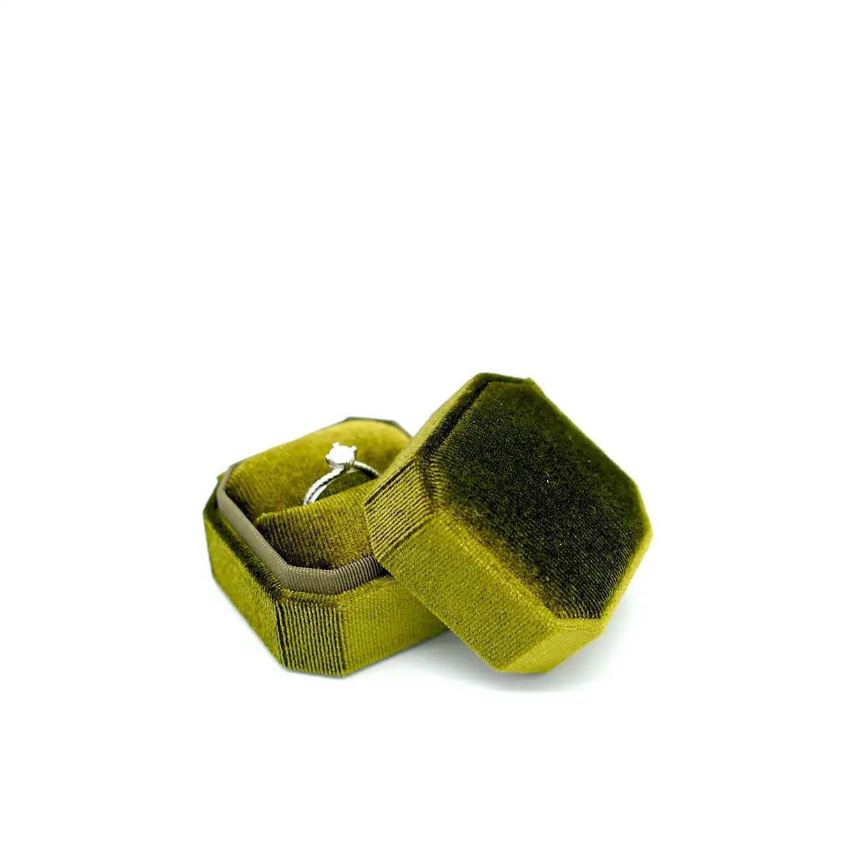 Vander Ring Box Emerald 1 Ring Slot