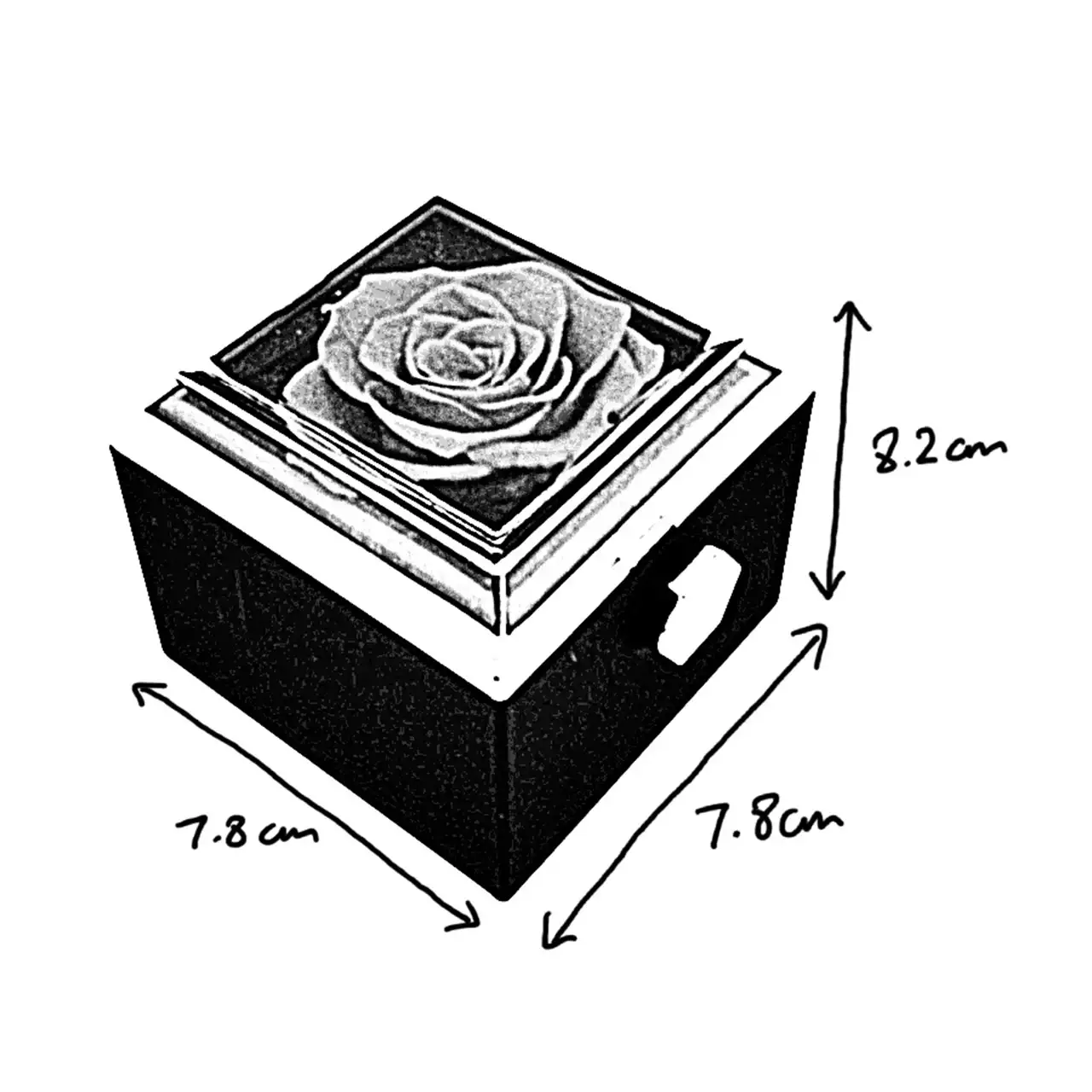 Rhodon Ring Box Dimensions